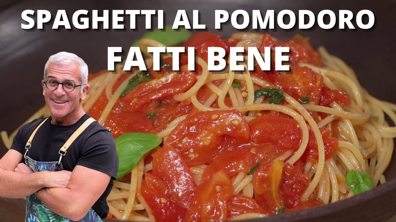 TUTTI I TRUCCHI PER REALIZZARE SPAGHETTI AL POMODORO PERFETTI - Le ricette di Max Mariola