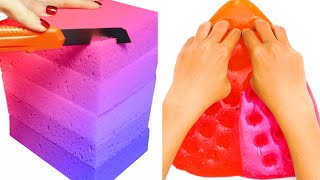 12 Hours Of Oddly Satisfying Rainbow Slime Asmr - Relaxation After Work And Before Sleep 2024