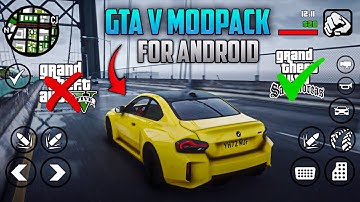 V GRAPHICS MODPACK - GTA SA ANDROID || SUPPORT ALL DEVICES UPTO ANDROID 14