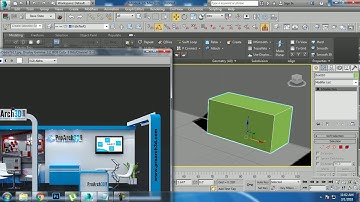 Tutorial on Modeling and texturing a 3d stall in 3dsmax ( Part 1)