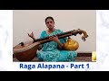 What is alapana in carnatic music  part 1 tips for beginners  watch and play along series