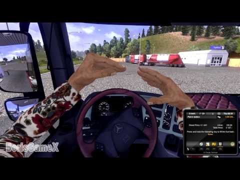 First Person ETS 2 Mod - AMUSING HANDS - Мод от Первого Лица - Забавные Руки