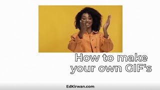 How to Make Your Own GIF's For FREE with Vista Create