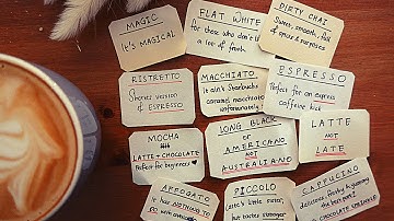Different Types of Coffee in Australia -  (Magic? Flat White? Ristretto? Latte?)