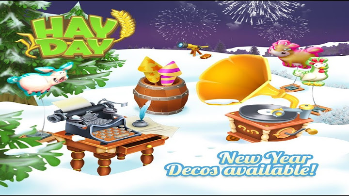 Hay Day - New Year Decorations