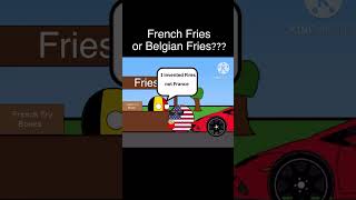 French Fries or Belgian Fries??? #countryballs #frenchfries