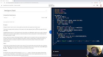 Google Code Jam 2020 Qualification Round Screencast