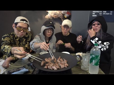 쇼미10 2차 회식 소고기 먹방 | <strong>SMTM10</strong> Beef Ribs muckbang 牛カルビ