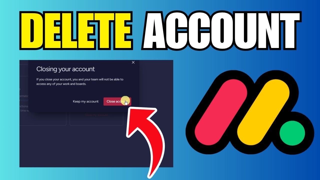How To Delete Account in Monday.com - New Method