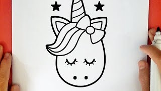 Como Dibujar Un Unicornio Kawaii