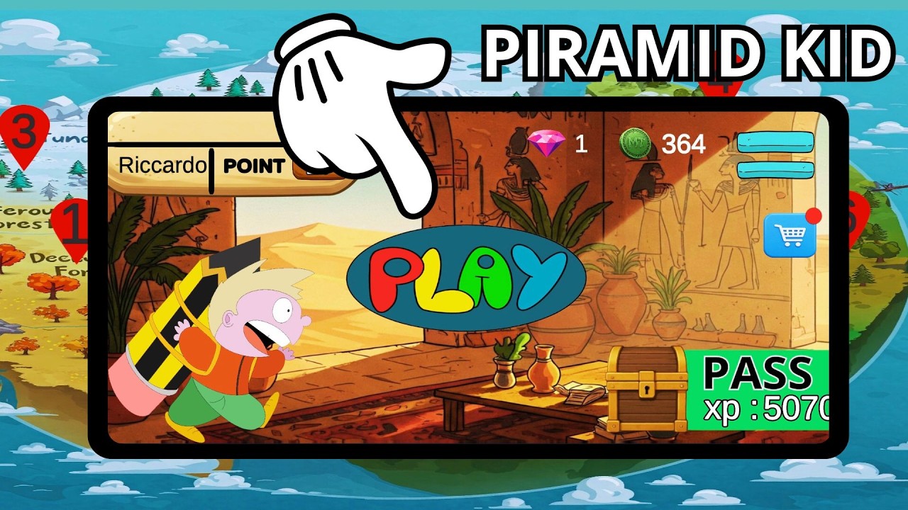 HO GIOCATO AD UN GIOCO DI UNO YOUTUBER PIRAMID KID