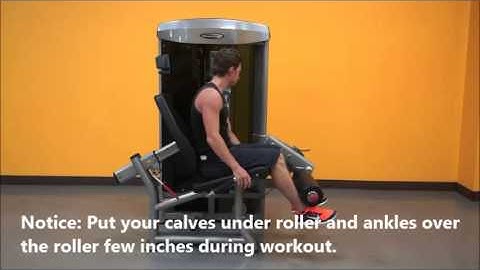 Steelflex-MEGA POWER Series Instruction Video-MLE 200 Leg Extension