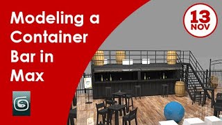 Modeling a Container Bar in 3ds Max