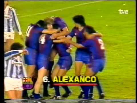 Barcelona - Real Sociedad. Copa del Rey-1987/88. Final (1-0)