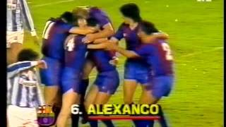 Barcelona - Real Sociedad. Copa del Rey-1987/88. Final (1-0)