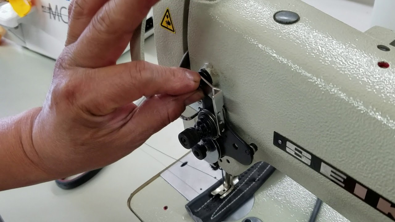 How to change the check spring on a Seiko STH-8BLD-3 or Consew 206RB -  YouTube