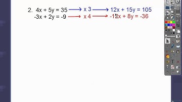 Solving Linear Systems Using Multiplication (Part 2) - Section 7.4