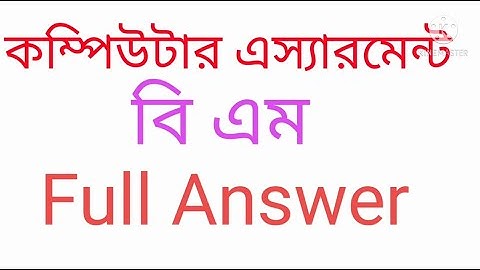 BM Computer Assignment