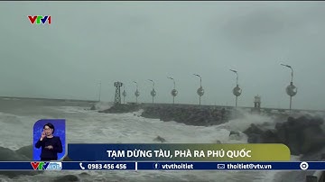 Tạm dừng tàu, phà ra Phú Quốc | VTVWDB