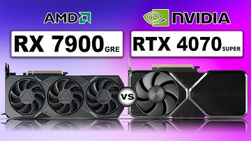 AMD Radeon RX 7900 GRE vs NVIDIA GeForce RTX 4070 SUPER | GPU Competition