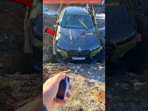 “A Birthday Gift Turned Into a Tragedy… Why He Buried His BMW! #shortvideo