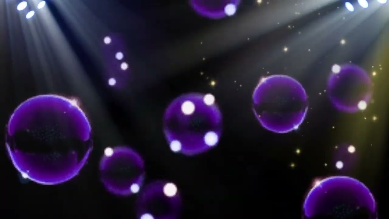 Bubble light effect black screen | Template effect video | colorfull ...