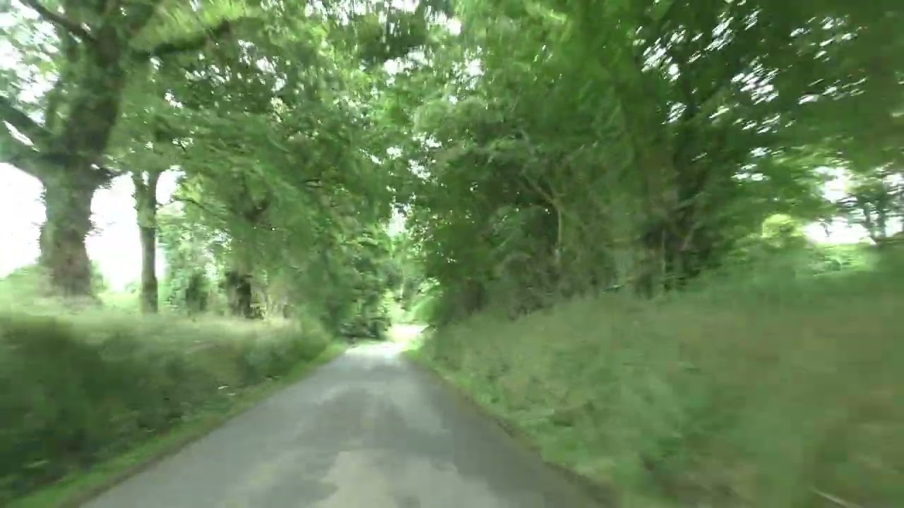 Driving From 22160 Bulat-Pestivien To 22160 Croaz an Barzic, Brittany, France 10th July 2024