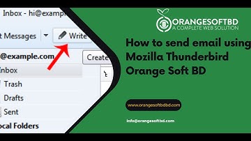 How to send email using Mozilla Thunderbird Orange Soft BD