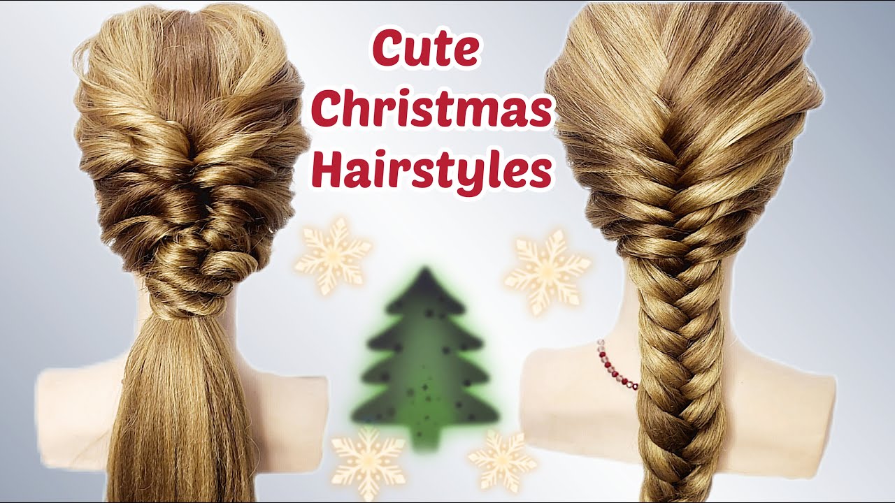 Christmas Braided Hairstyles That Are So Pretty 🎄😍Easy & Beautiful Christmas Hairstyles ✨