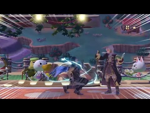 台を利用した高火力下投げコンボ！【スマブラSP/ルフレ】