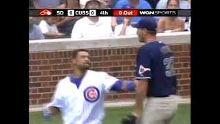 Derrek Lee vs. Chris Young Fight (6/16/07)