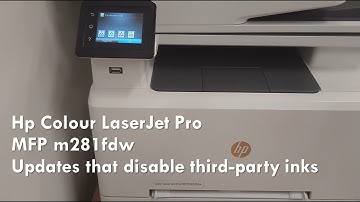 HP printer updates that disables third-party inks