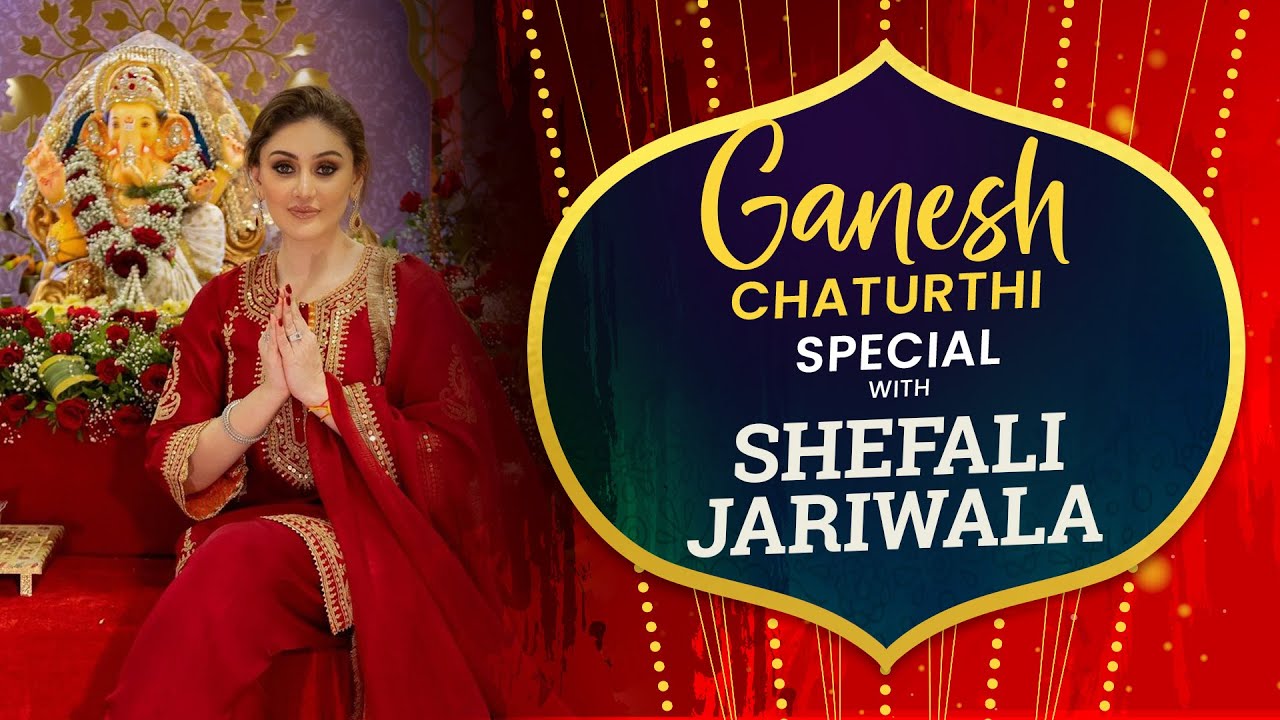 Shefali Jariwala And Parag Tyagi's Joyful Ganpati Celebration At Their Home