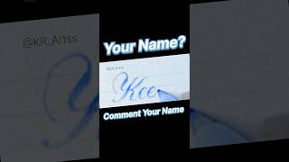 Keerti Name in Stylish Calligraphy #shorts #viral #trending #art