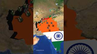 What if India Attacked EVERYONE?  #shorts #geography #mapper