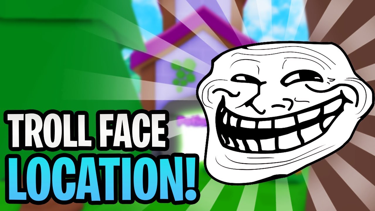 Giant troll face from roblox