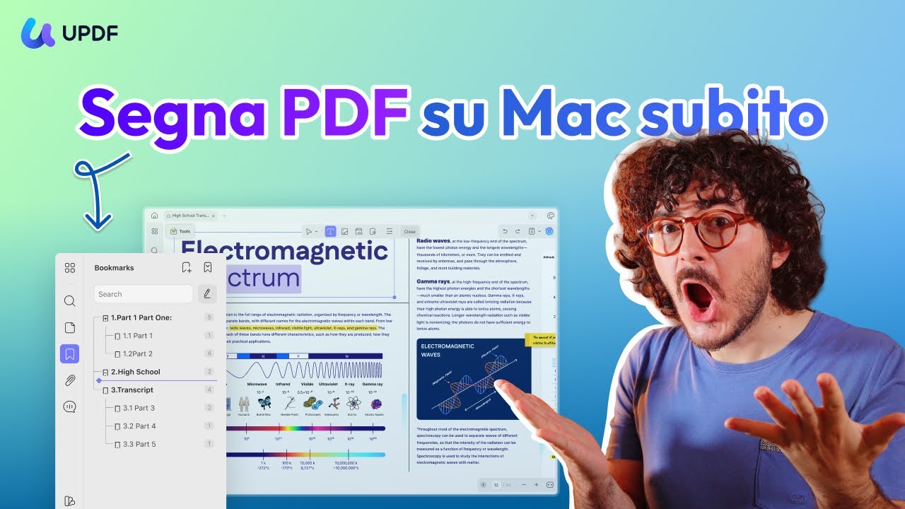 Mai più PDF disordinati su Mac! Aggiungi segnalibri con UPDF ✨