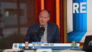 49ers Owner Jed York on Eddie DeBartolo Entering Hall of Fame - 8/1/16