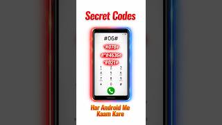 Android Phone Ke Secret Codes Jo Koi Nahi Jaanta! #shorts