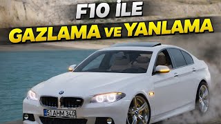 Bmw F10 İle Sahi̇l Yolunda Gazlama Ve Yanlama Efsane Mod Beamng.drive