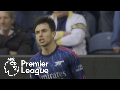 Martin Zubimendi heads Arsenal 1-0 ahead of Leeds United | Premier League | NBC Sports