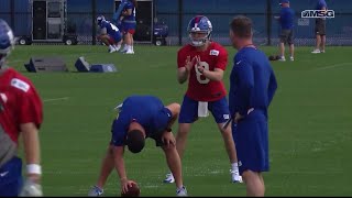 All Eyes on Eli Manning and Daniel Jones At Giants OTA | New York Giants