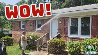 AMAZING RESULTS- Soft Washing Home using NEW Yamatic Power Center Tools. screenshot 4