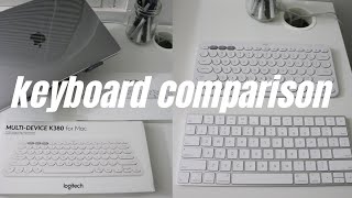 logitech K380 keyboard vs apple magic keyboard | which do I prefer?