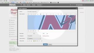Schoology - Teacher View/Creating an Assignment With a PDF Attachment