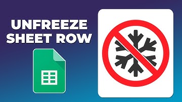 How to unfreeze rows in google sheets app