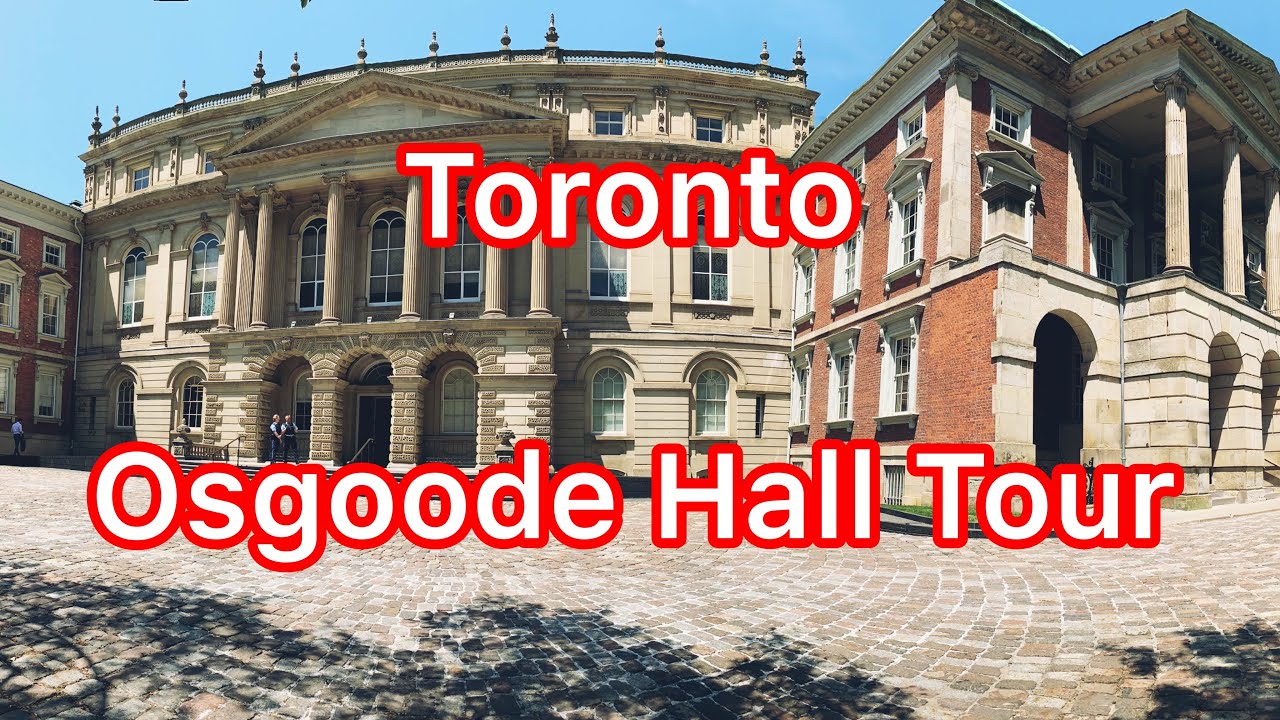 Osgoode Hall Tour, a Landmark Building in Downtown Toronto, Canada