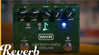Demo by bryan kehoe combining the tonal character and usability of
original mxr carbon copy, copy deluxe simply expands on it. with
longer del...