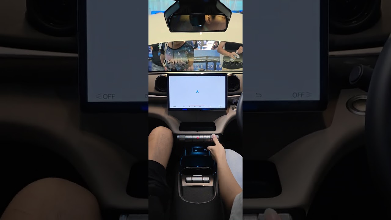 BYD Dolphin Interior Touch Screen Controls - 1 Utama Test Drive