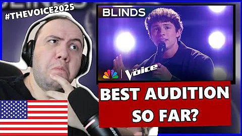 🇺🇸 Britton Moore sings Coldplay's "Yellow" | The Voice Blind Auditions | TEACHER PAUL REACTS